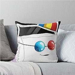 Smiley Art Throw Pillow