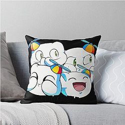 Smiley For Artist YouTuber Active Throw Pillow