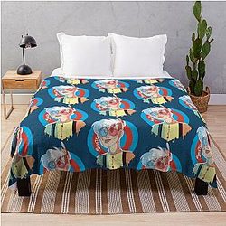 Smiley YouTuber Funny Game Throw Blanket