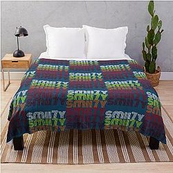 Smiley Vintage Throw Blanket