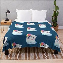 Smiley Merch Smiley Logo Throw Blanket