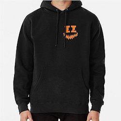 Three Black Dot Smiley Pullover Hoodie