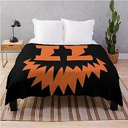 Smily Merch Halloween Icon Throw Blanket