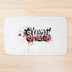 Smiley Graffiti Bath Mat