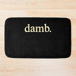 Smiley dam gold foil smiley Bath Mat