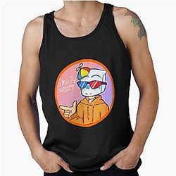 Smiley YouTuber Funny Game Tank Top