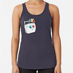 Smiley Art Racerback Tank Top