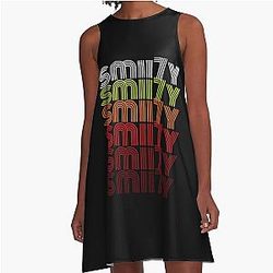 Smiley Vintage A-Line Dress