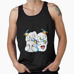 Smiley Art YouTuber Active Tank Top