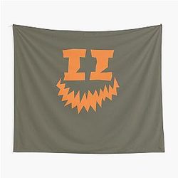 Halloween icon Smiley Tapestry