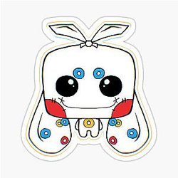 Smiley Teddy Sticker
