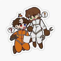 Smiley and Kryo Heavenly Bodies Sticker