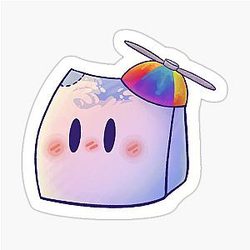 Friendly Milk Bag Sticker