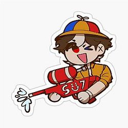Smiley Summertime Sticker