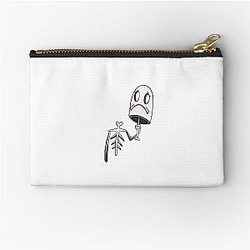 Skeleton fish SpongeBob Smitty Zipper Pouch