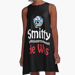 Smitty Werbenjagermanjensen He Was A-Line Dress