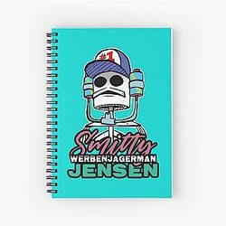 Smitty Werbenjagermanjensen He was Spiral Notebook