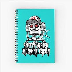 Smitty Werbenjagenmanjensen Was a Halloween Spiral Notebook