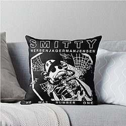 Smitty Werbenjagermanjensen SpongeBob Throw Pillow
