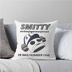 Smitty Werbenjagermanjensen He Was Number One Throw Pillow