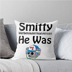 Smitty Werbenjagermanjensen He Was Number One Throw Pillow