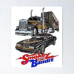 Container Smokey and the Bandit car movie poster