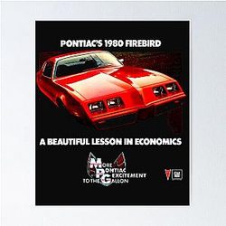 Red Smokey and the Bandit Car Movie Poster