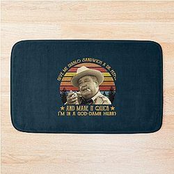 Give Me Diablo Sandwich A Dr Pepper Smokey Bandit Bath Mat