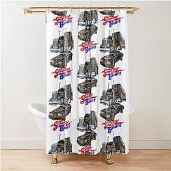 Container Smokey and the Bandit car movie art Shower Curtain