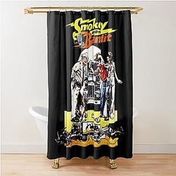 Colorful Smokey and the Bandit Car Movie Art Shower Curtain