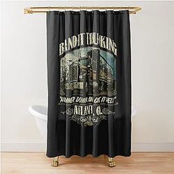 Smokey and the Bandit trucking 1977 shower curtain