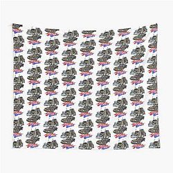 Smokey and the Bandit car movie art Tapestry