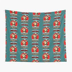 Funny Buford T. Justice Punch Your Mama Mouth Smokey And The Bandit Gift For 70s Comedy Film Lover Tapestry
