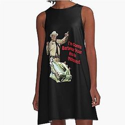 Smokey and the Bandit A Line Dress