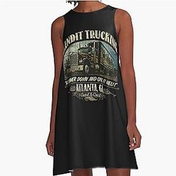 Smokey and the Bandit Bandit Trucking 1977 A-Line Dress