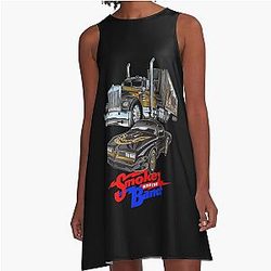 Container Smokey the Bandit car movie art A-Line Dress