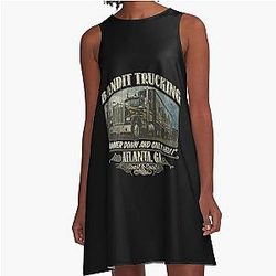 Smokey and the Bandit: Trucking (1977) A-Line Dress