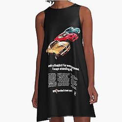 Three Smokey and the Bandit Car Movie Art A Line Dress
