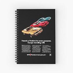 Three Smokey and the Bandit car movie art Notebook