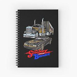 Container Smokey and the Bandit Car Movie Art Spiral Notebook