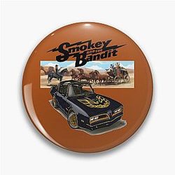 Smokey and the Bandit car pin