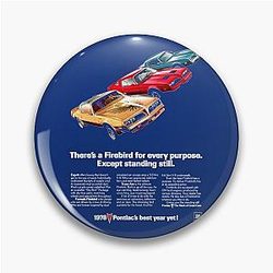 Three Smokey and the Bandit Car Movie Art Pin