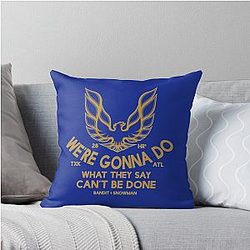 Smokey and the Bandit Tee Throw Pillow
