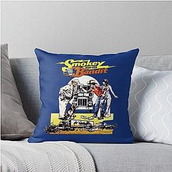Smokey And The Bandit Throw Pillow by Burt Reynolds