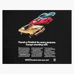 Three Smokey and the Bandit Car Movie Art Jigsaw Puzzle