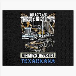 In Atlanta Smokey and the Bandit car movie art puzzle