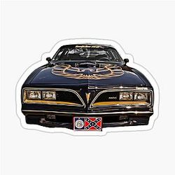 Smokey and the Bandit Trans Am Sticker