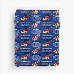 Three Smokey and the Bandit Car Movie Duvet Cover