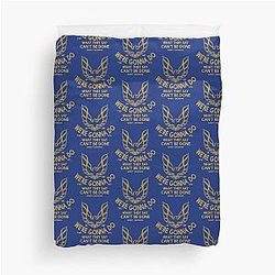 Smokey and the Bandit Text Tee Duvet Cover