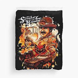 Smokey and the Bandit Movie Art Duvet Cover